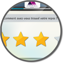 noter son repas tablette restaurant