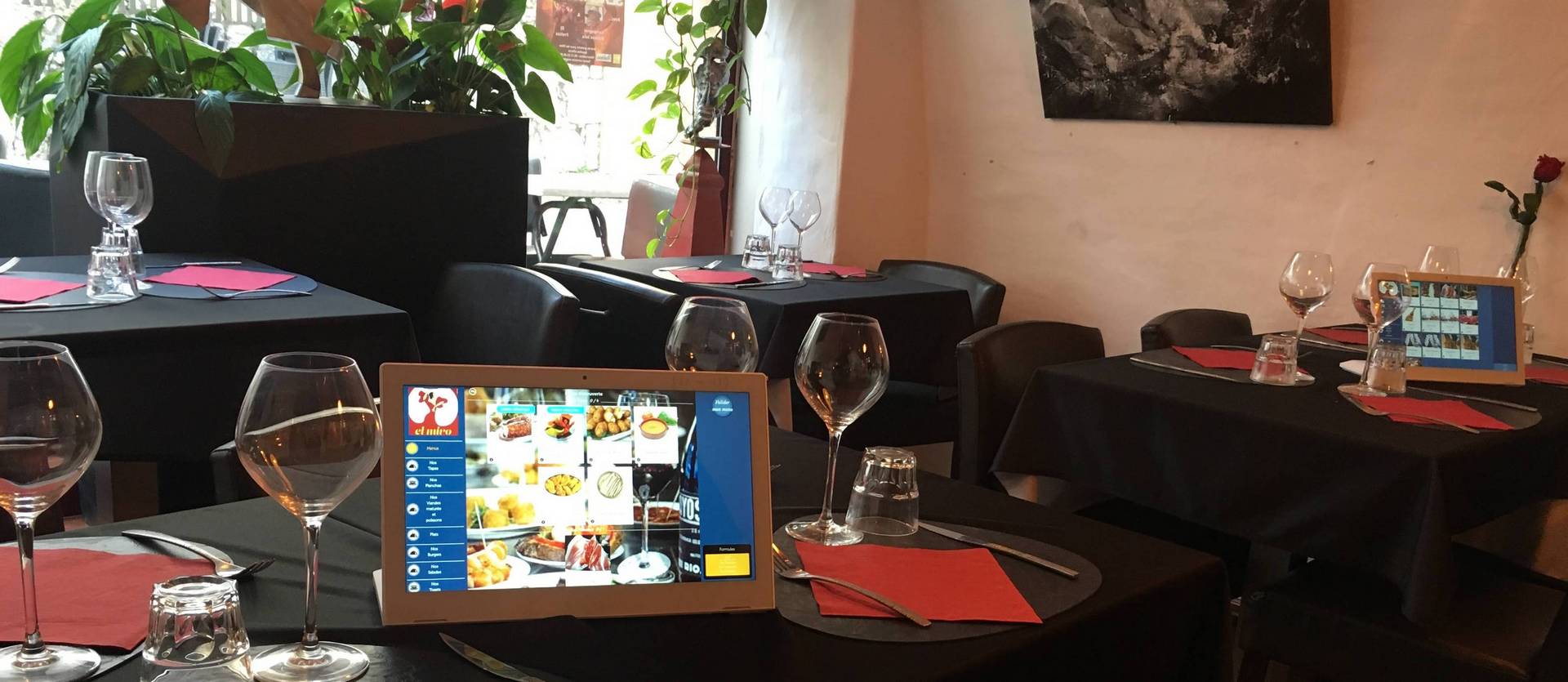 Tablette SelfTab en restaurant