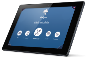 Tablette tactile de menu pour restaurant